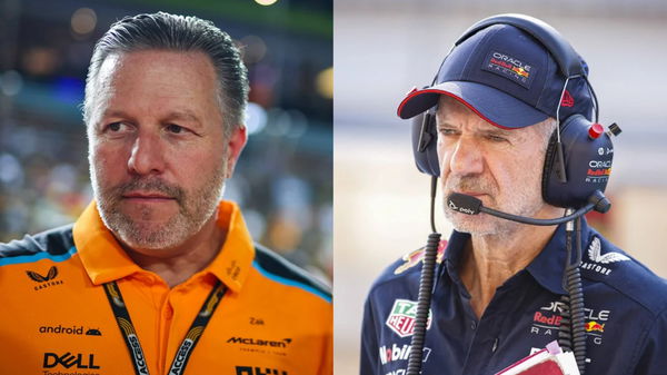 Zak Brown Adrian Newey