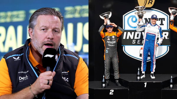 Zak Brown Patricio O&#8217;Ward Alex Palou