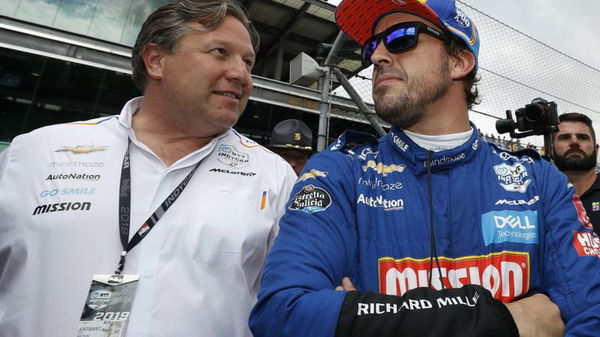 Zak Brown and Fernando Alonso