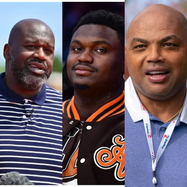 Zion Williamson, Shaquille O&#8217;Neal, Charles Barkley Imago Collage