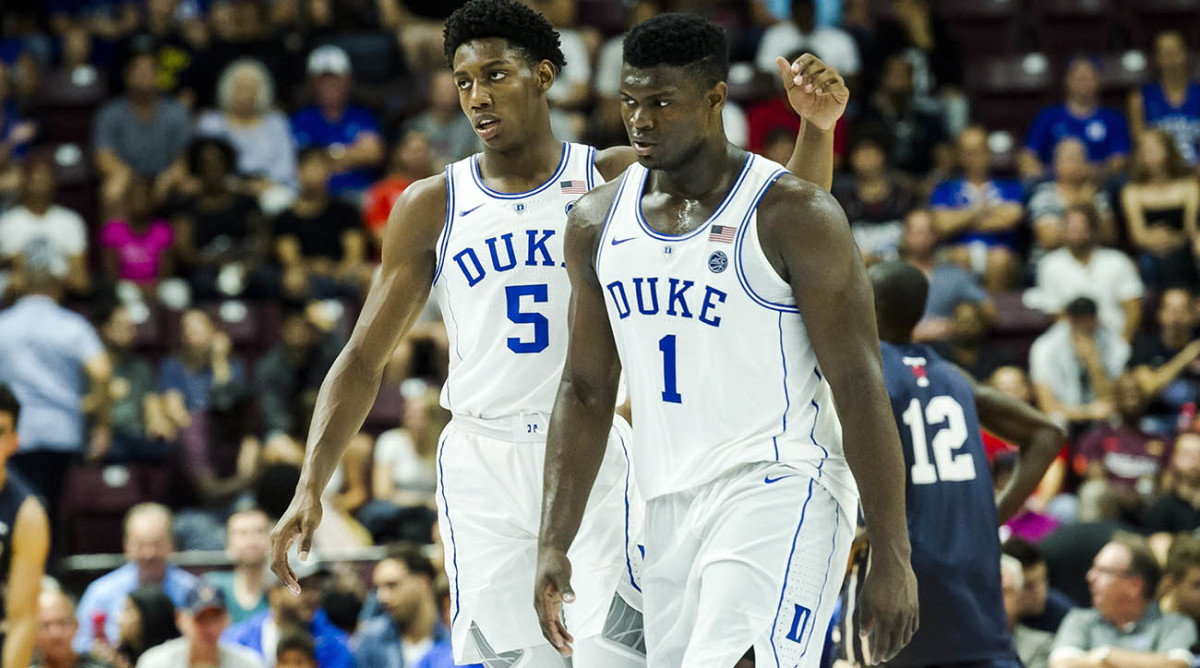 Zion Williamson and RJ Barrett