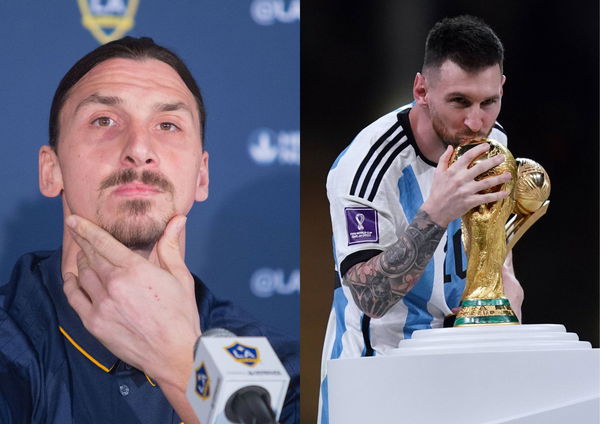 Zlatan Ibrahimovic and Lionel Messi