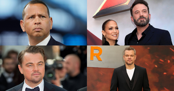 Alex Rodriguez, Leonardo Dicaprio,, Matt Damon,  Ben Affleck