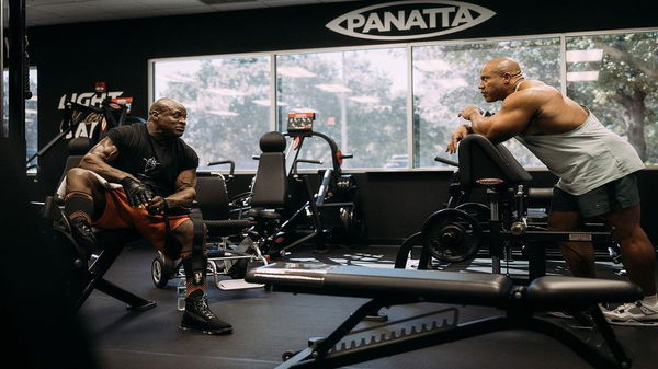 Ronnie Coleman and Phil Heath