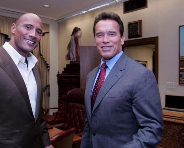 arnold schwarzenegger dwyane johnson