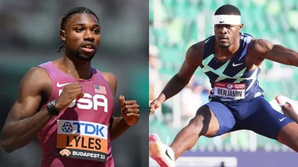 Noah Lyles, and Rai Benjamin