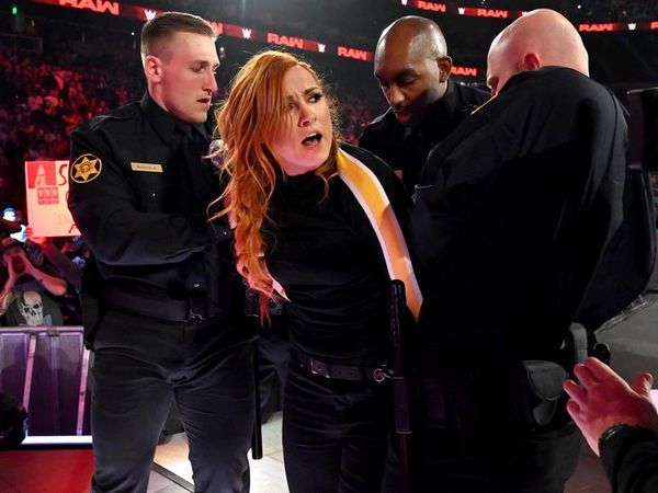 becky lynch arrested on raw