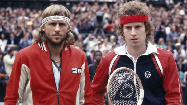 Bjorn Borg defeats John McEnroe to win the 1980 Wimbledon