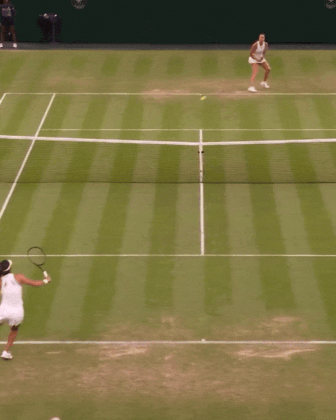 Frances Tiafoe and Cameron Norrie at Wimbledon
