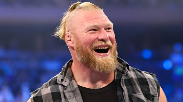 brock lesnar laughing