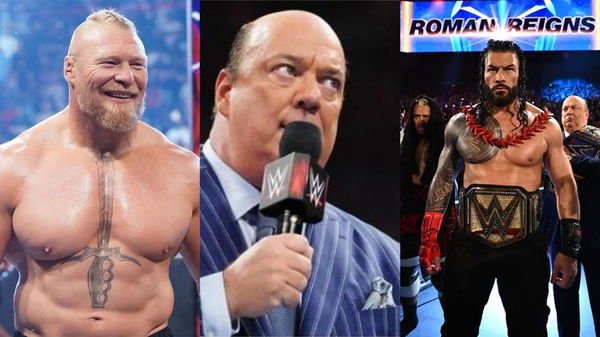 brock lesnar, paul heyman and roman reigns