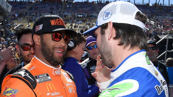 Bubba Wallace Daniel Suarez