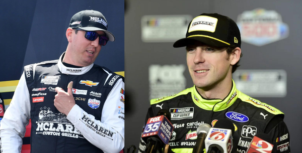 Kyle Busch and Ryan Blaney