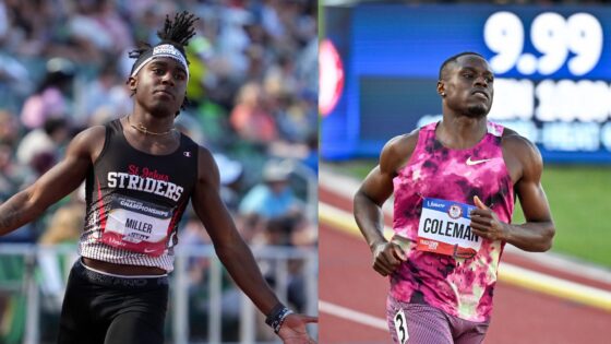 Double Celebration for Teen Prodigy Christian Miller as He Defeated Former World Champion Christian Coleman for the Second Time