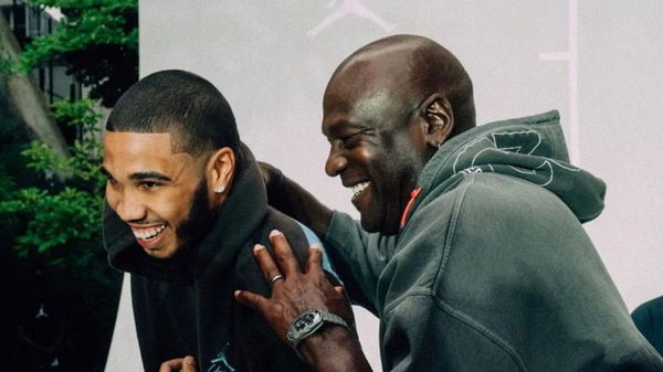 Jayson Tatum Michael Jordan Cuts Cigar To Celebrate Shirt