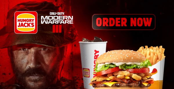 call of duty modern warfare 3 hungry jacks collab