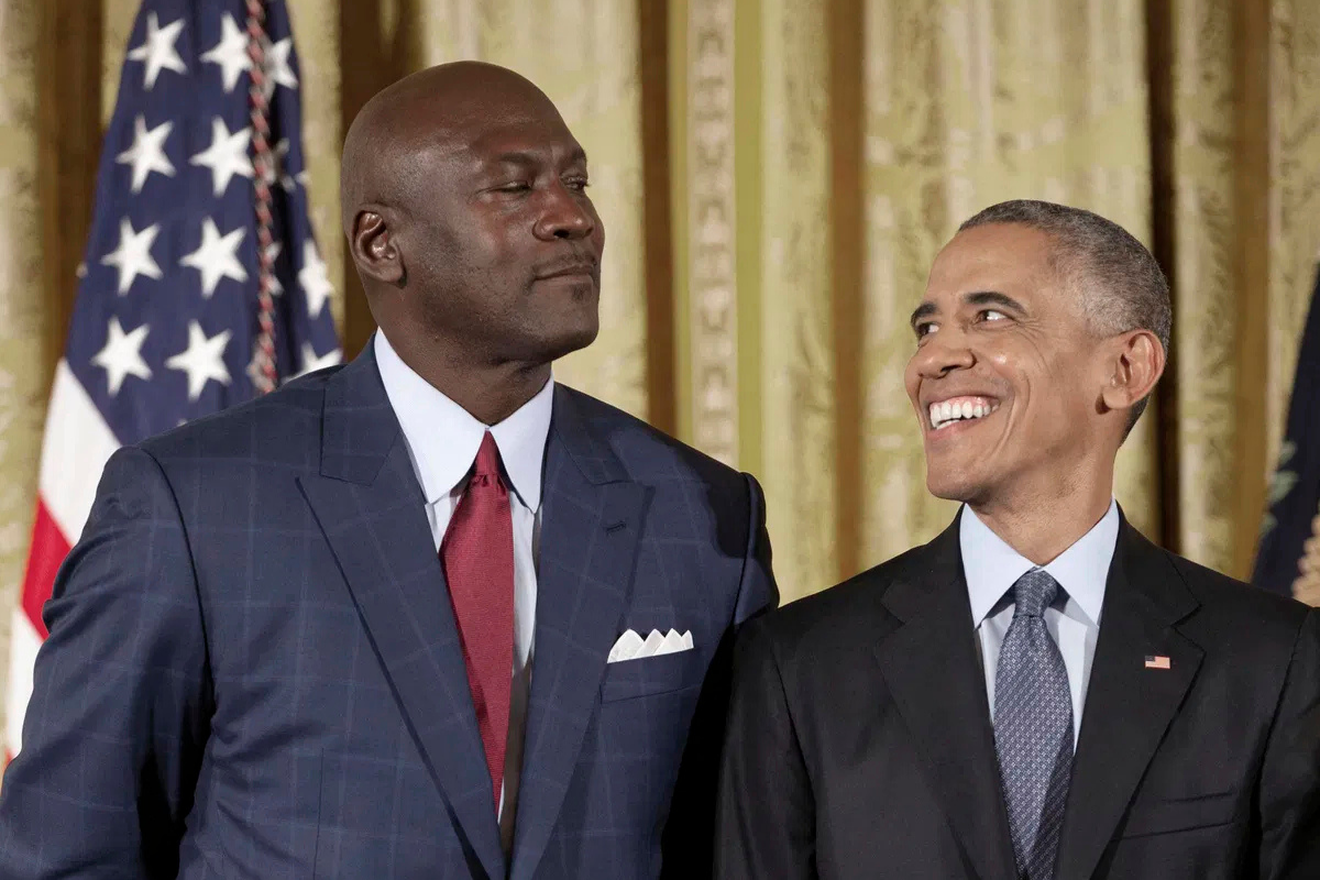 Michael Jordan Barack Obama