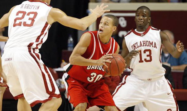 WATCH: When Blake Griffin And Steph Curry Met In An Iconic College Duel - EssentiallySports