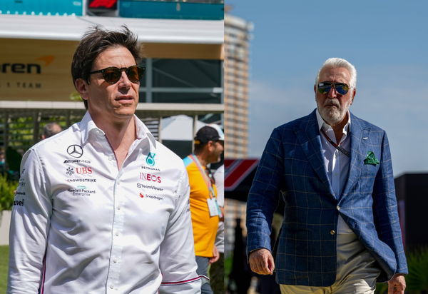 Lawrence Stroll and Toto Wolff