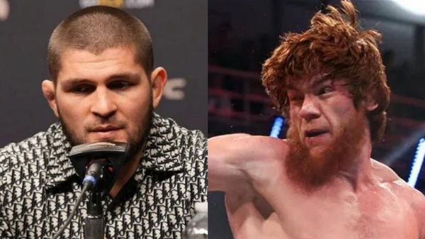 Khabib Nurmagomedov and Sharaptudin Magomedov