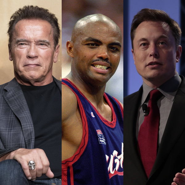 Arnold Schwarzenegger, Charles Barkley, and Elon Musk