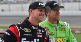 denny hamlin carl edwards
