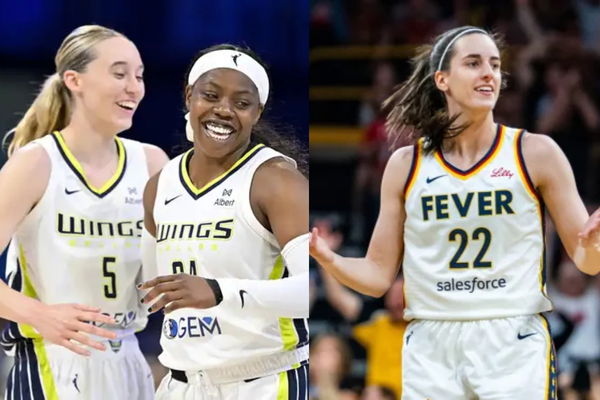 Paige Bueckers, Arike Ogunbowale, Caitlin Clark