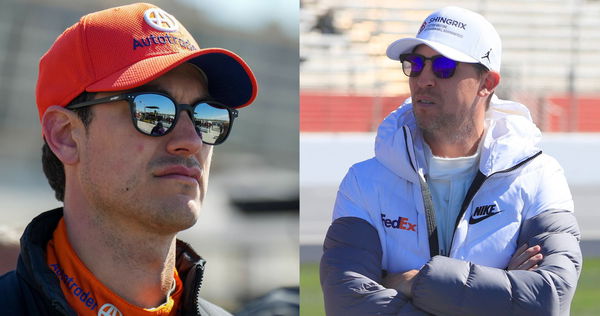 Joey Logano and Denny Hamlin