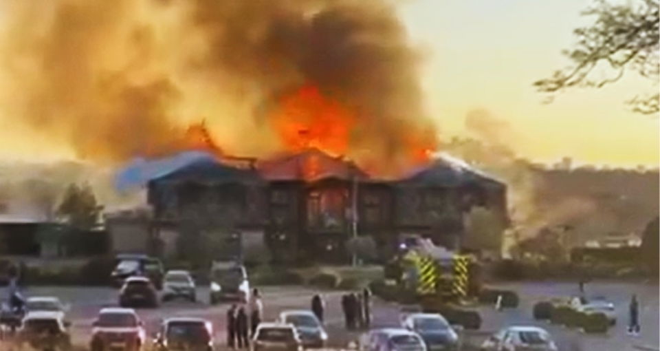 Fire at the Golf Club