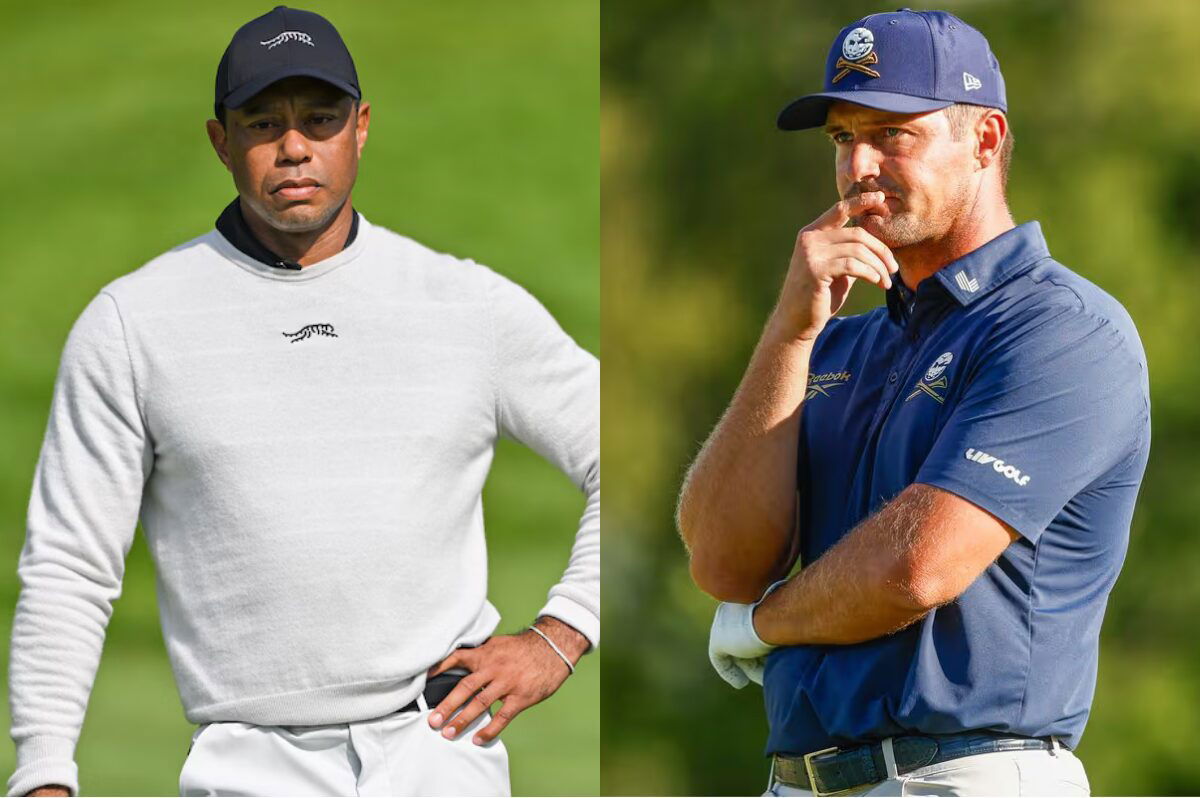 Tiger Woods and Bryson DeChambeau