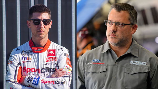 Denny Hamlin and Tony Stewart