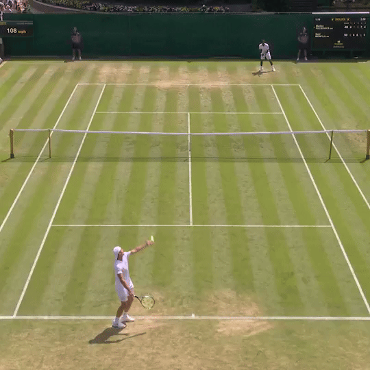 Marton Fucsovics Wimbledon 2025 Shot