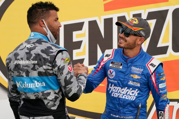 Kyle Larson Bubba Wallace