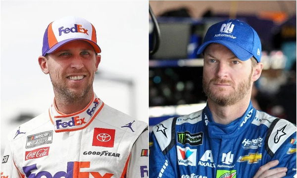 Dale Earnhardt Jr and Denny Hamlin