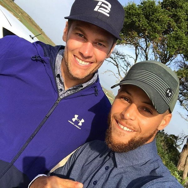 Steph Curry and Tom Brady