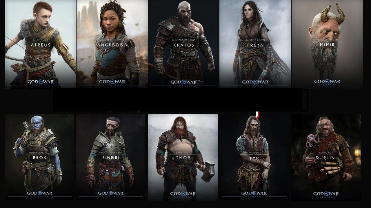 All God Of War Characters All God Of War Characters