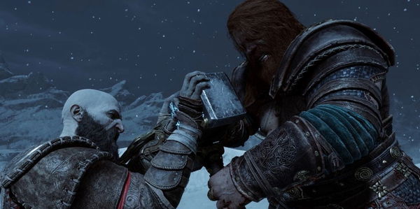 god of war ragnarok kratos and thor image