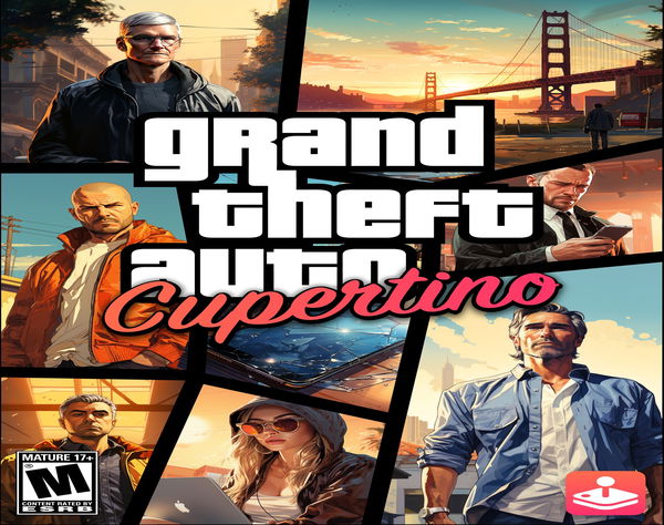 gta cupertino fan concept game poster