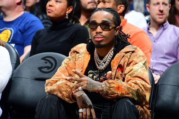 Quavo at heat celtics games