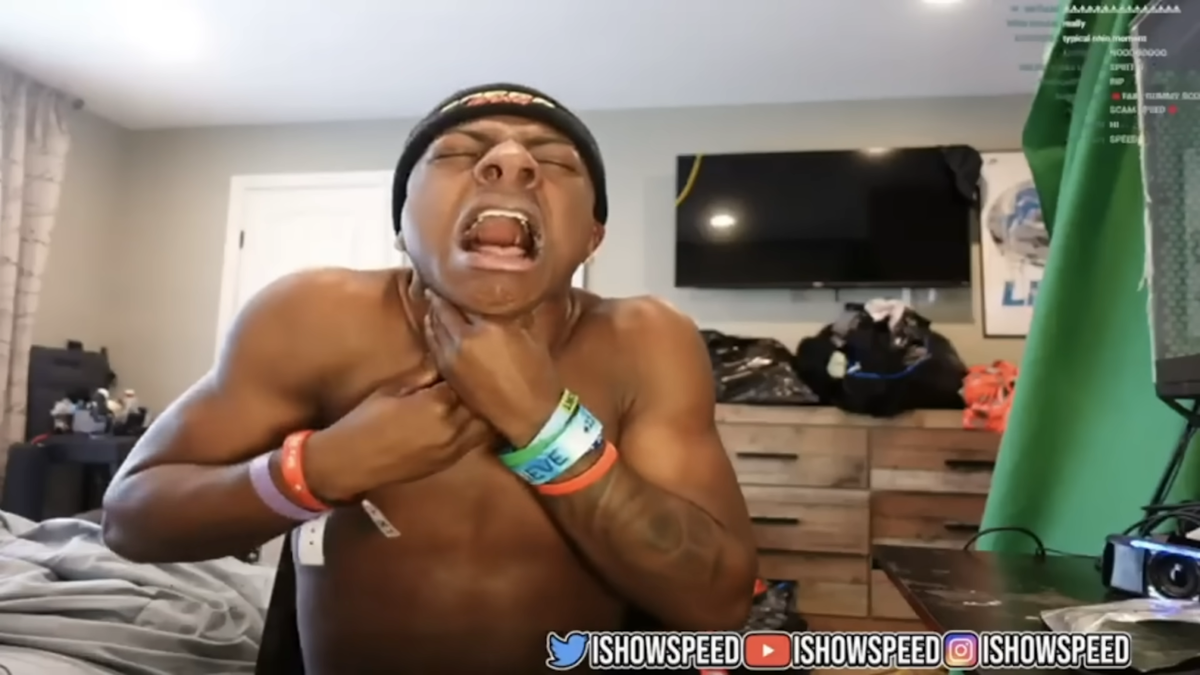 ishowspeed shirtless