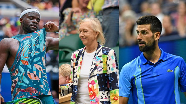 Frances Tiafoe, Martina Navratilova, Novak Djokovic