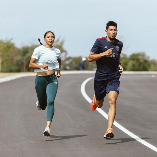 Wayde Van Niekerk and sister, Kayla Swarts