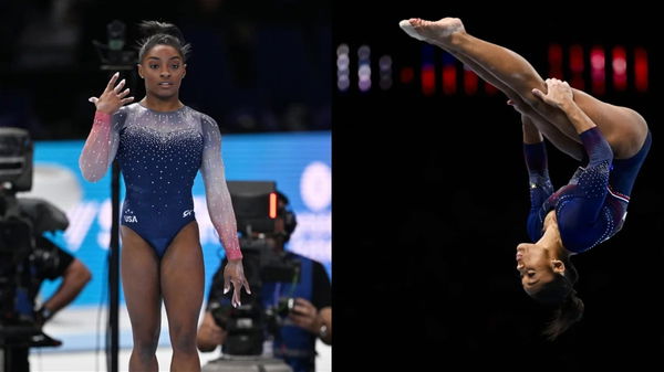 Simone Biles and Melanie