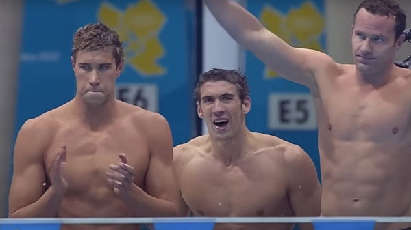 Matt Grevers and Michael Phelps