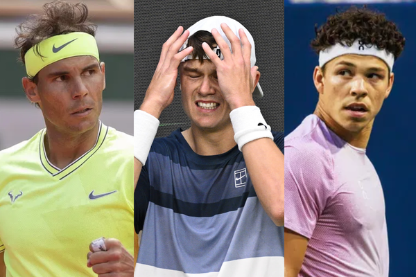 Rafael Nadal, Holger Rune, Ben Shelton