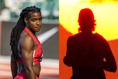 Aleia Hobbs with a sprinter&#8217;s silhouette