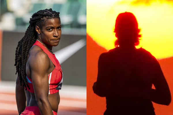 Aleia Hobbs with a sprinter&#8217;s silhouette