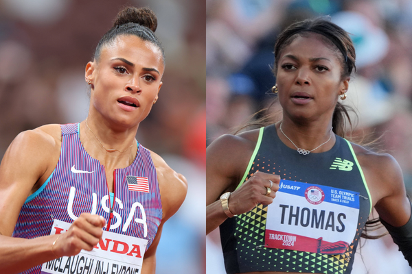 Sydney McLaughlin-Levrone, , Gabby Thomas