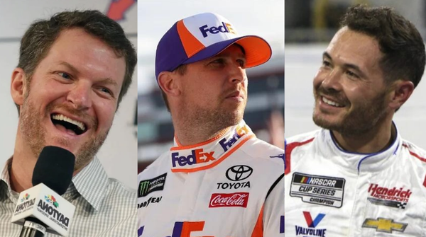 Dale Earnhardt Jr Denny Hamlin Kyle Larson