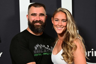 Jason Kelce Kylie Kelce